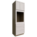 Fabuwood Allure Galaxy Dove 33" W X 96" H X 24" D Single Oven Tall Cabinet