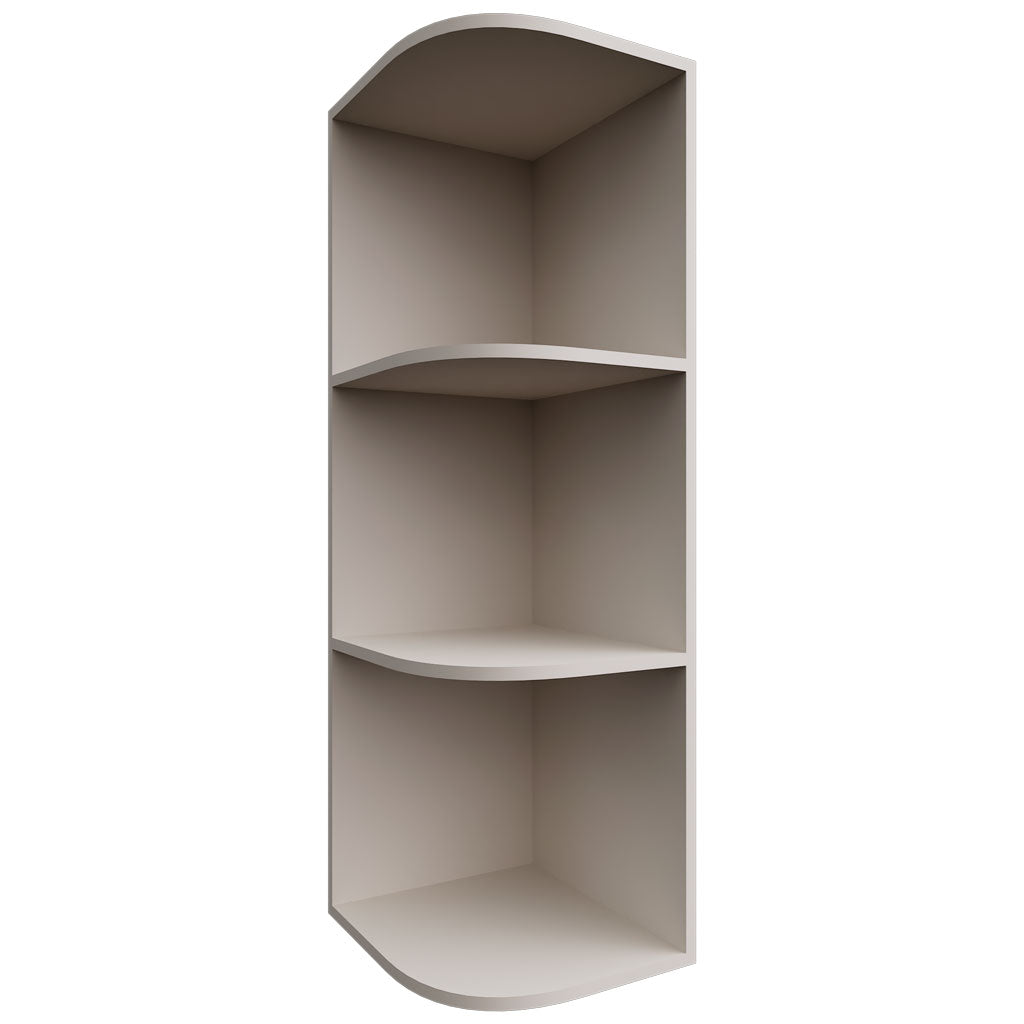 Fabuwood Allure Luna Dove 12" W X 36" H X 12" D Wall Open End Cabinet