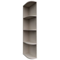 Fabuwood Allure Galaxy Dove 06" W X 42" H X 12" D Wall Open Left End Cabinet