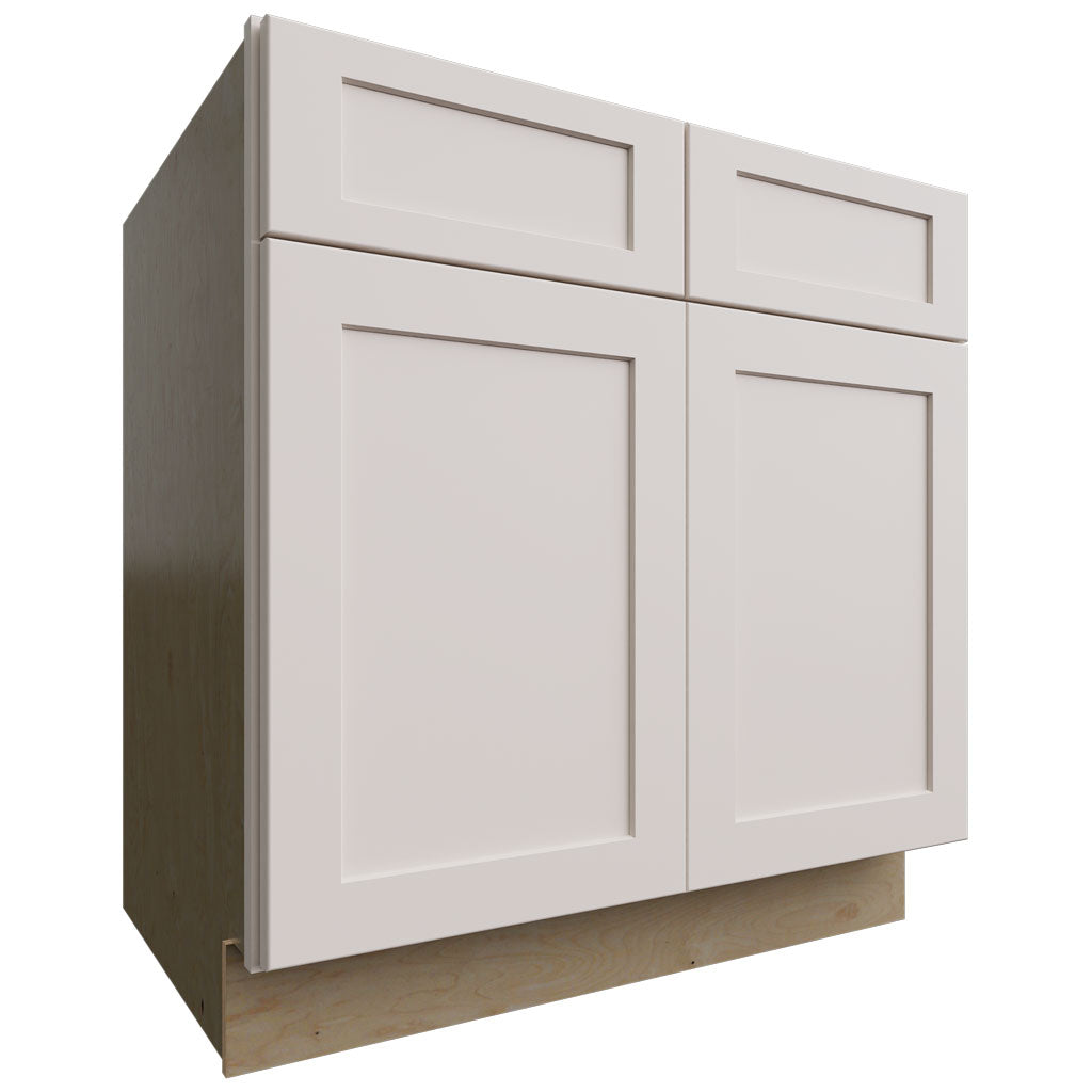 Fabuwood Allure Galaxy Dove 33" W X 34 1/2" H X 24" D Double Door Sink Base Cabinet