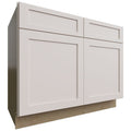 Fabuwood Allure Galaxy Dove 42" W X 34 1/2" H X 24" D Double Door Sink Base Cabinet