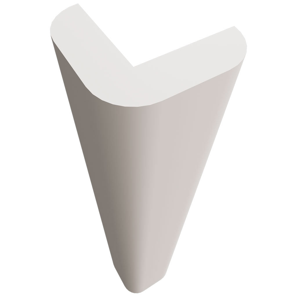 Fabuwood Allure Luna Dove 5 /8" W X 5" H X 7/8" D Toe Kick Cap