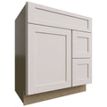 Fabuwood Allure Galaxy Dove 30" W X 34 1/2" H X 21" D Vanity Combo Single Sink w/ 1 Door And 2 Drawers Right Cabinet
