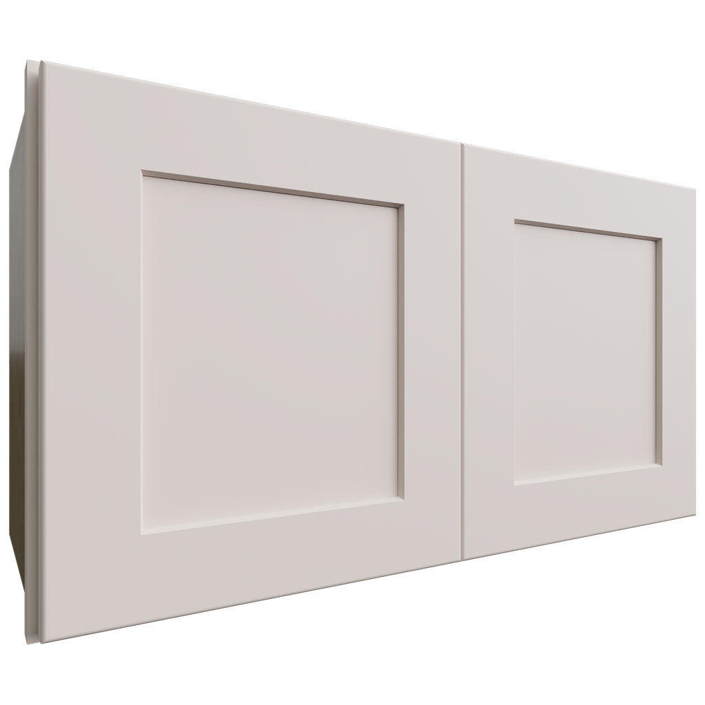 Fabuwood Allure Galaxy Dove 27" W X 15" H X 12" D Double Door Wall Cabinet
