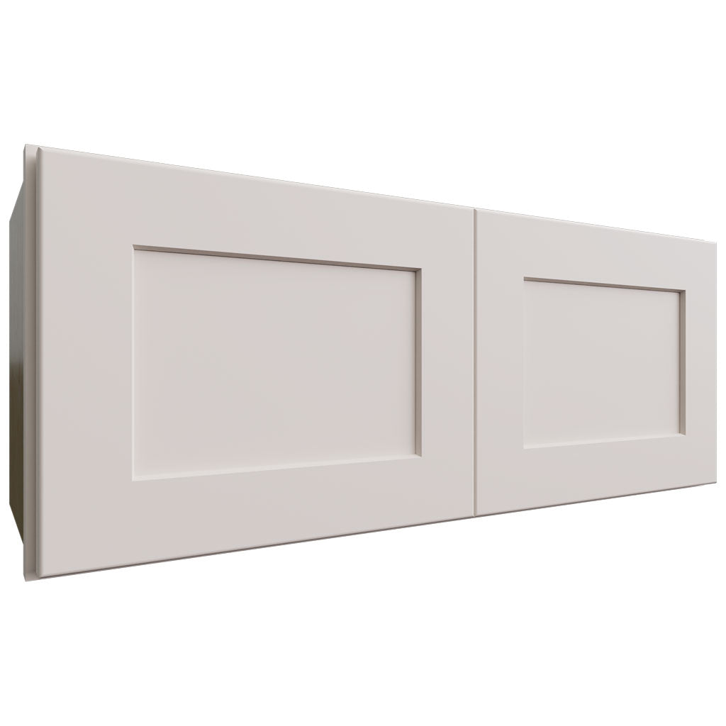 Fabuwood Allure Galaxy Dove 30" W X 12" H X 12" D Double Door Wall Cabinet