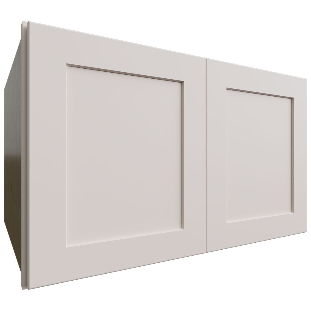 Fabuwood Allure Galaxy Dove 30" W X 18" H X 24" D Double Door Wall Cabinet