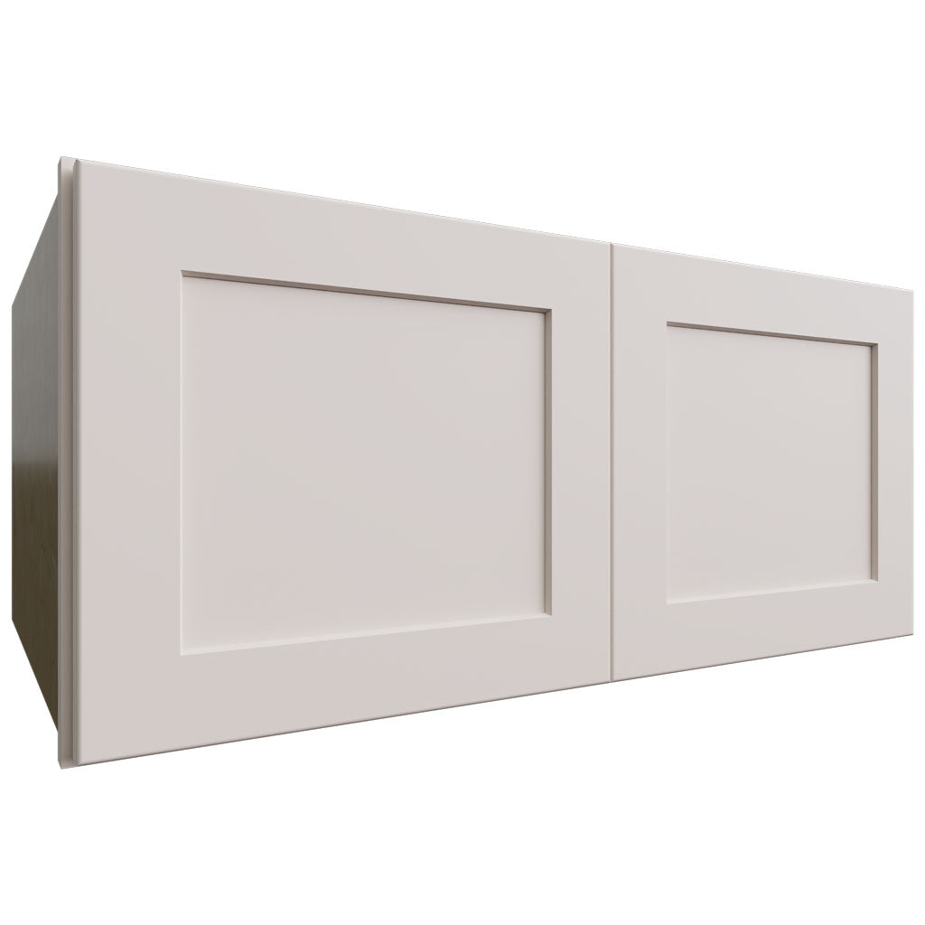 Fabuwood Allure Galaxy Dove 33" W X 15" H X 24" D Double Door Wall Cabinet