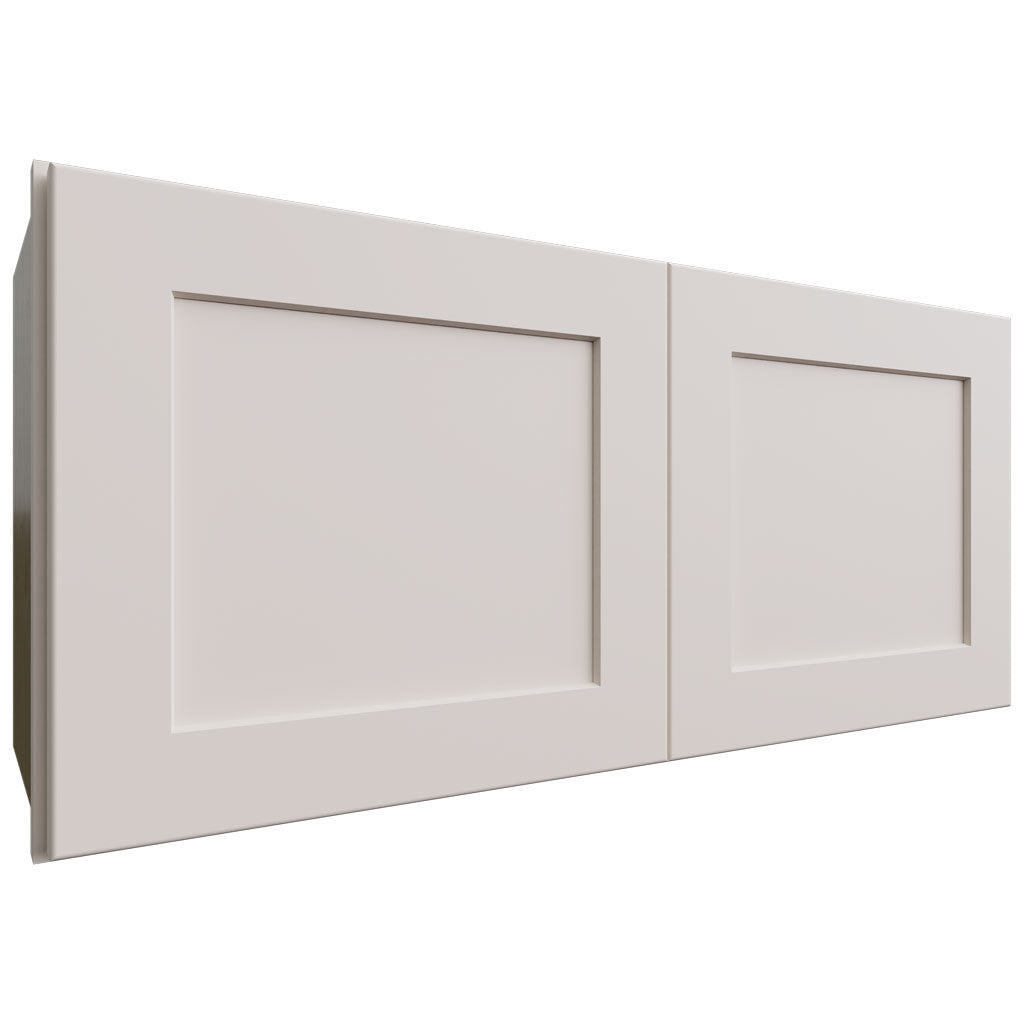 Fabuwood Allure Galaxy Dove 33" W X 15" H X 12" D Double Door Wall Cabinet