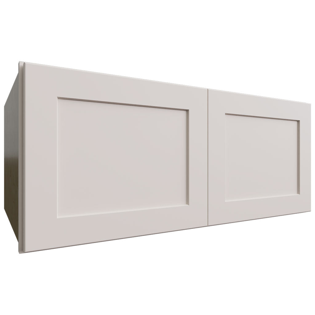 Fabuwood Allure Galaxy Dove 36" W X 15" H X 24" D Double Door Wall Cabinet