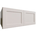 Fabuwood Allure Galaxy Dove 36" W X 15" H X 24" D Double Door Wall Cabinet