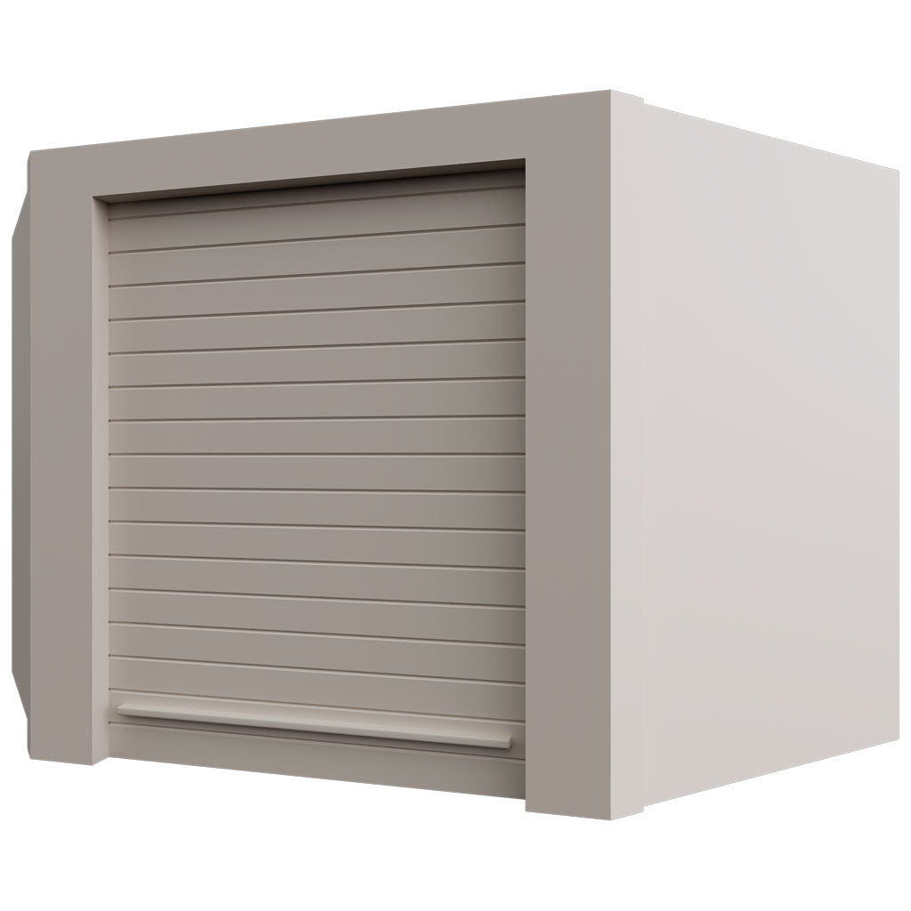 Fabuwood Allure Echo Dove 24" W X 18" H X 12" D Wall Diagonal Corner Garage Appliance Cabinet