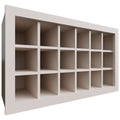 Fabuwood Allure Galaxy Dove 30" W X 18" H X 12" D Wall Wine Rack