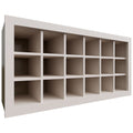 Fabuwood Allure Galaxy Dove 36" W X 18" H X 12" D Wall Wine Rack