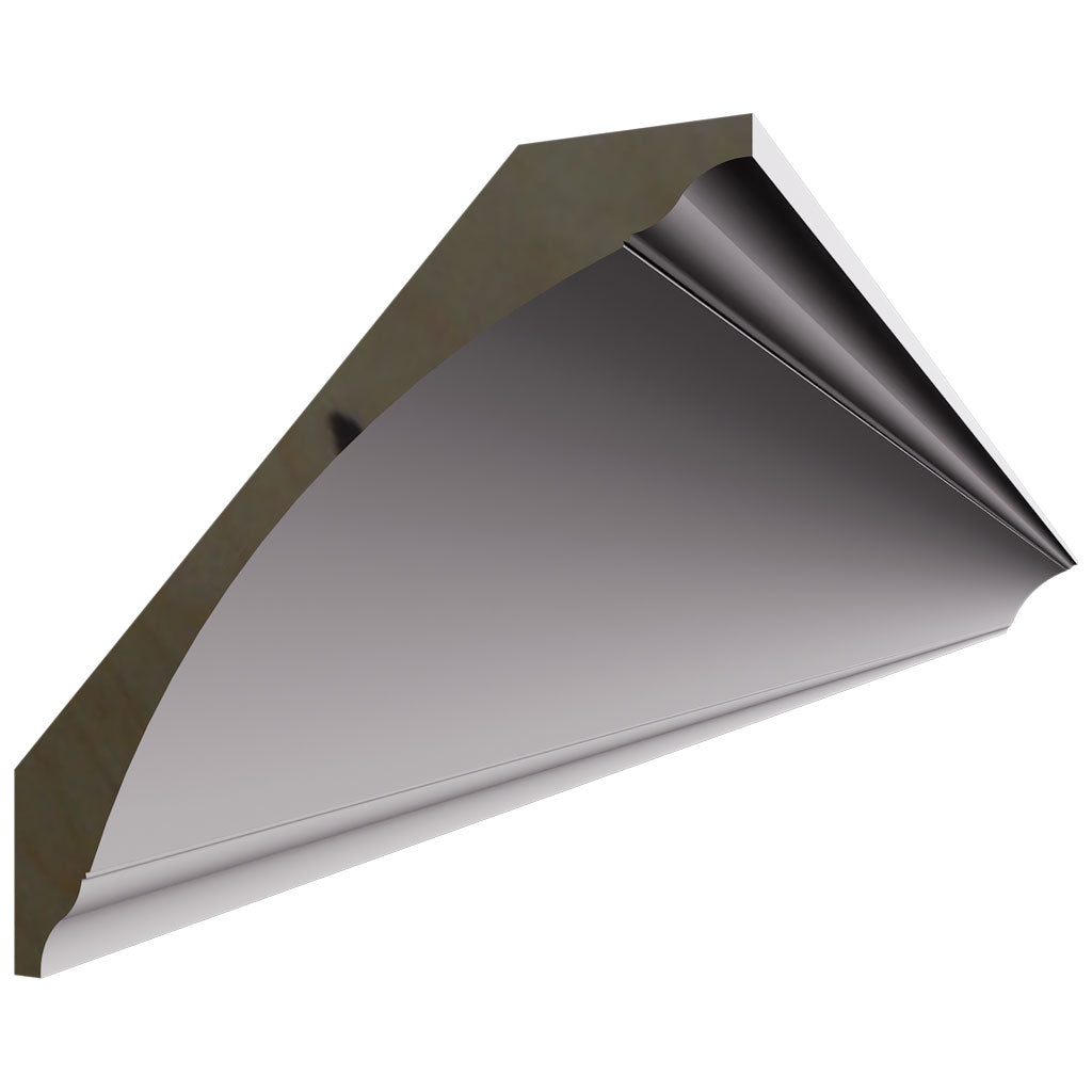 Fabuwood Allure Galaxy Frost 96" W X 4 1/2" H X 4 1/2" D Large Cove Crown Molding
