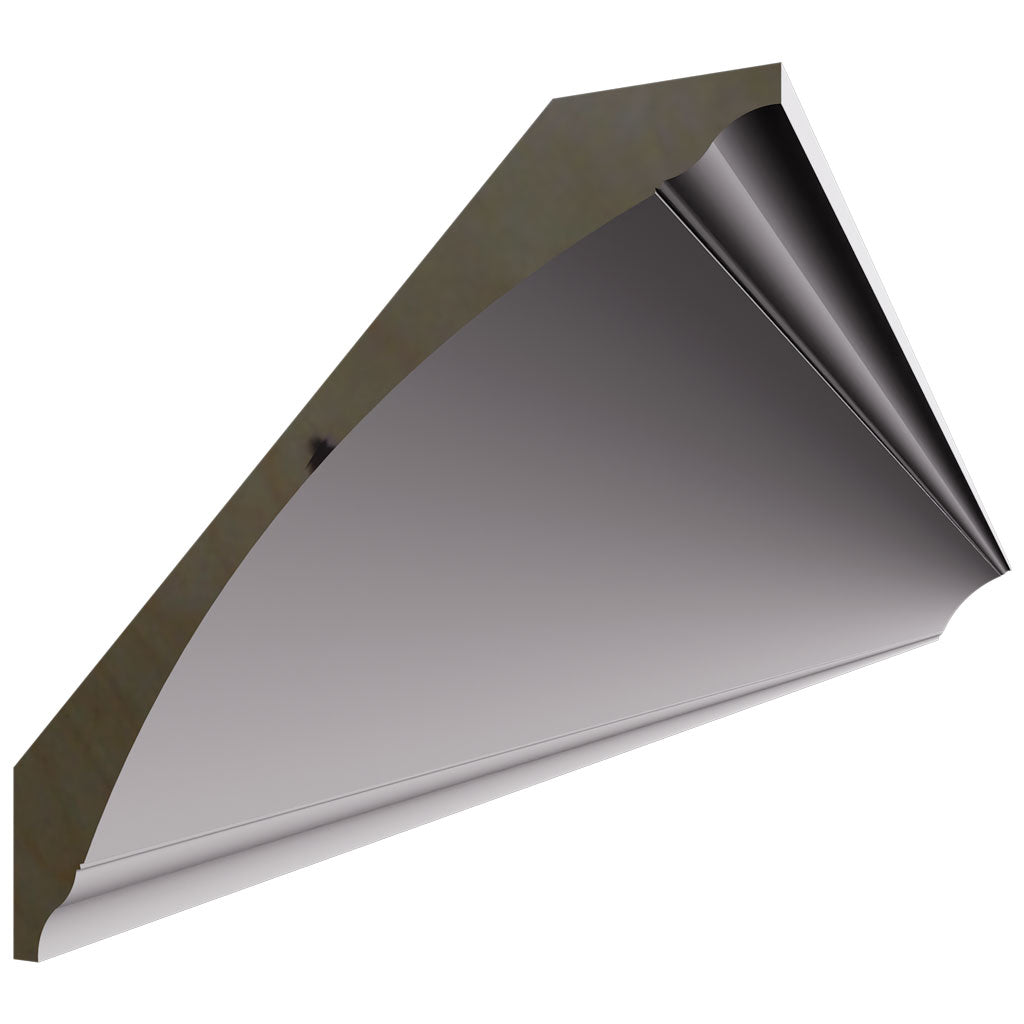 Fabuwood Allure Nexus Frost 96" W X 5 1/2" H X 5 1/2" D X- Large Cove Crown Molding