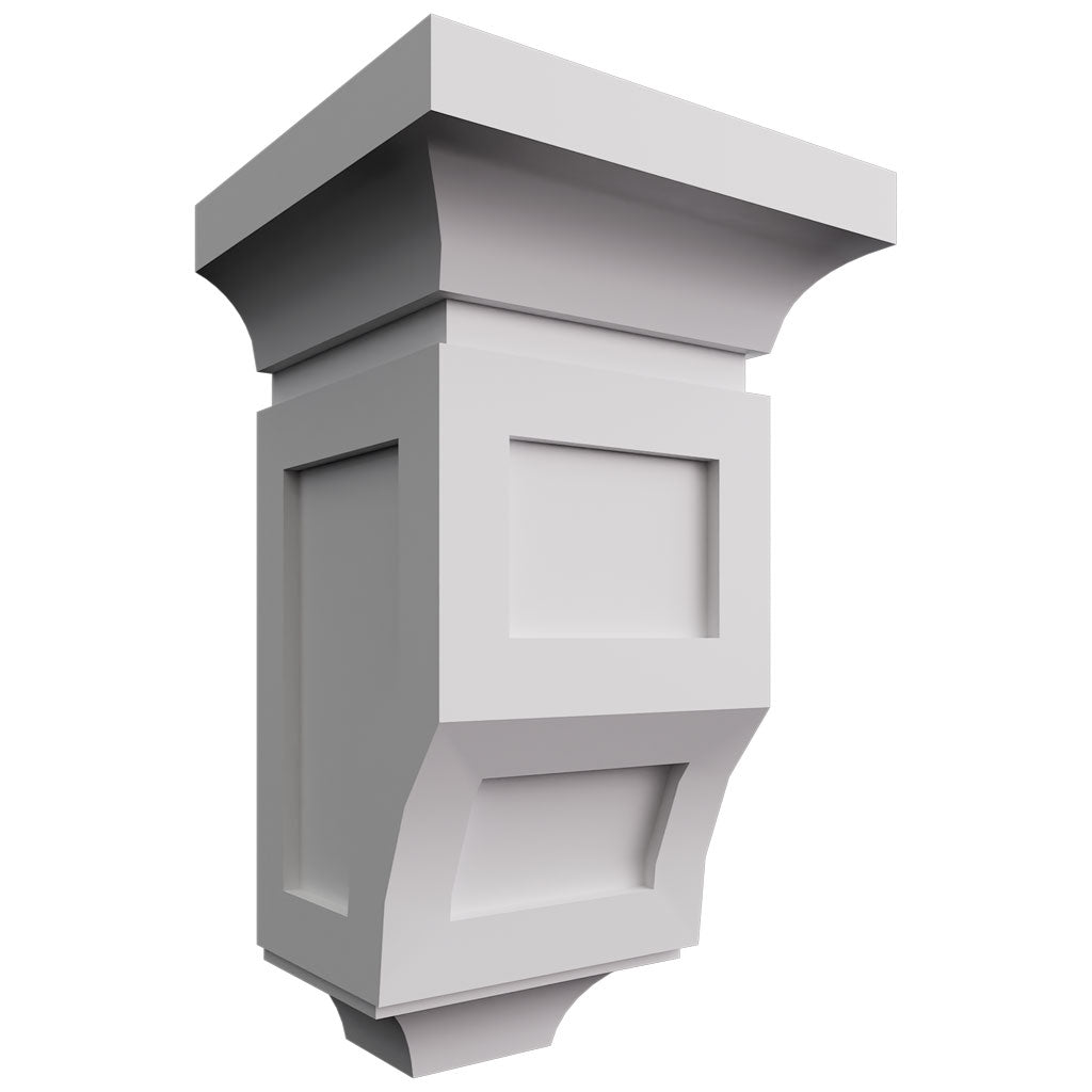 Fabuwood Allure Galaxy Frost 3 3/4" W X 6 1/2" H X 3 1/2" D Wall Corbels