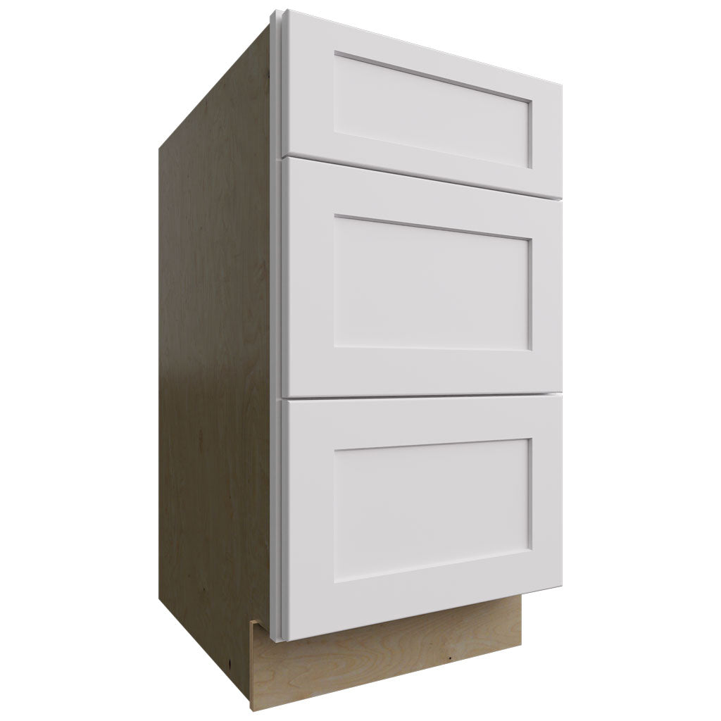 Fabuwood Allure Galaxy Frost 18" W X 34 1/2" H X 24" D 3 Drawer Base Cabinet