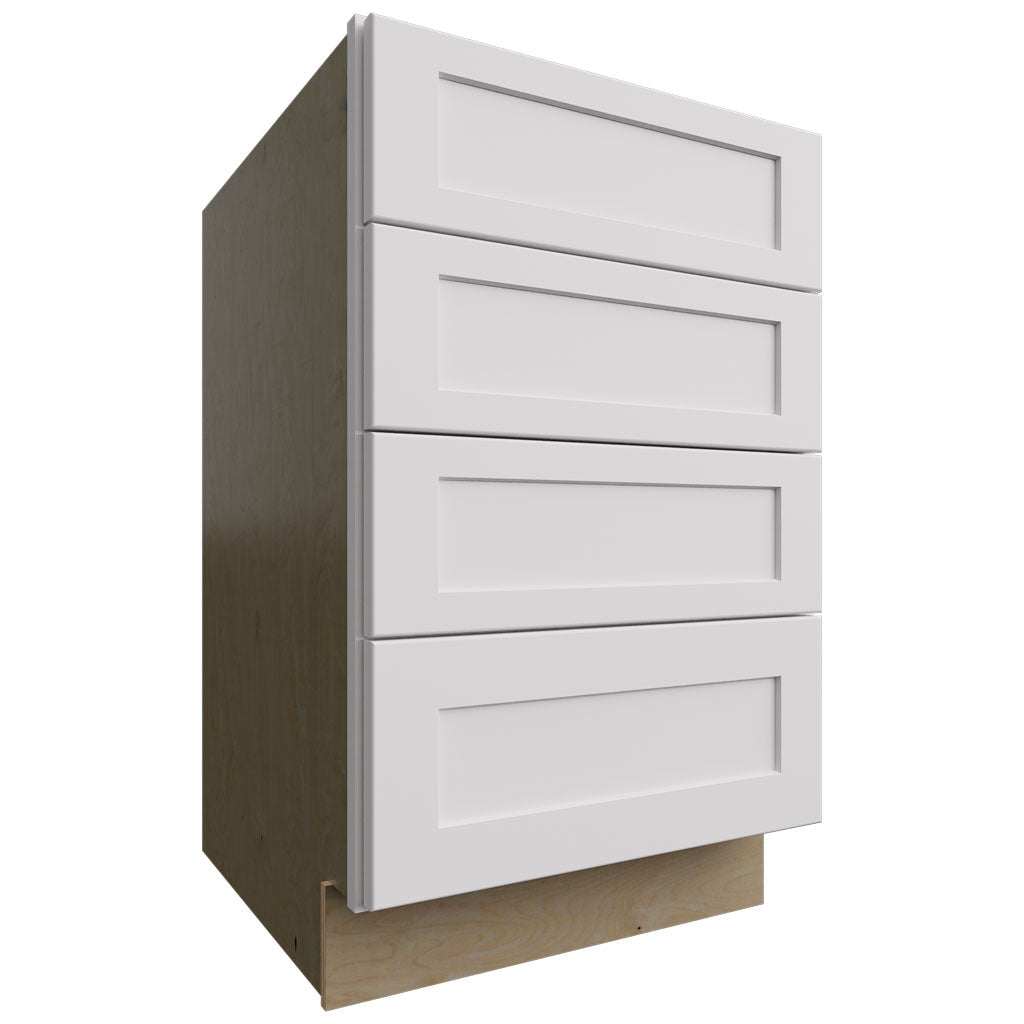 Fabuwood Allure Galaxy Frost 21" W X 34 1/2" H X 24" D 4 Drawer Base Cabinet
