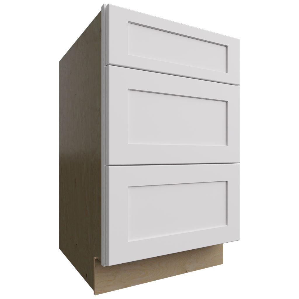 Fabuwood Allure Galaxy Frost 21" W X 34 1/2" H X 24" D 3 Drawer Base Cabinet