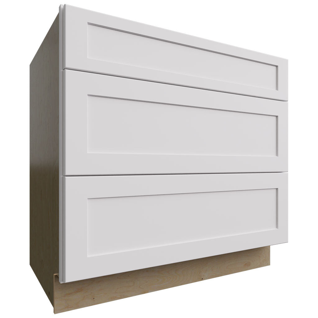 Fabuwood Allure Galaxy Frost 36" W X 34 1/2" H X 24" D 3 Drawer Base Cabinet