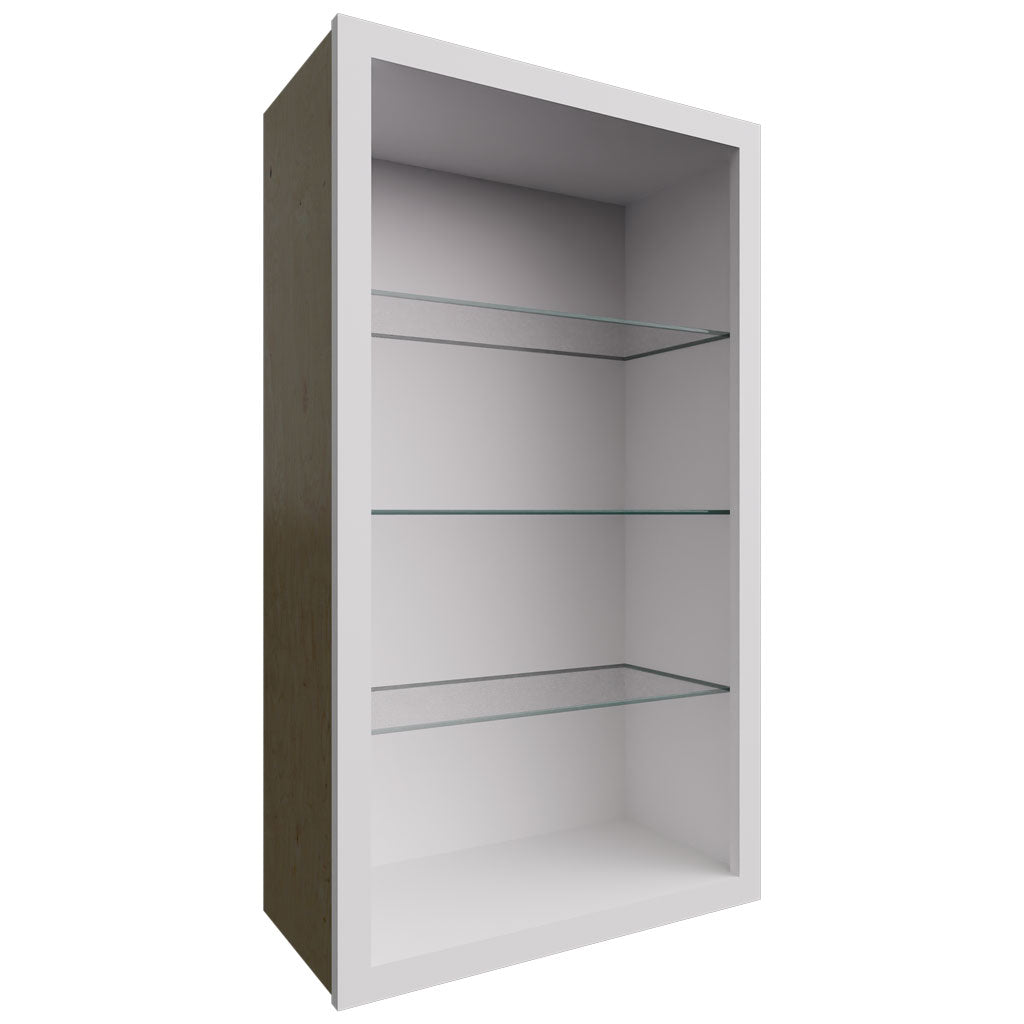 Fabuwood Allure Luxe Frost 24" W X 42" H X 12" D Wall No Door Cabinet