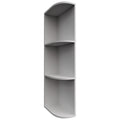 Fabuwood Allure Galaxy Frost 06" W X 36" H X 12" D Wall Open Left End Cabinet