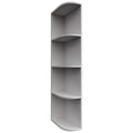 Fabuwood Allure Galaxy Frost 06" W X 42" H X 12" D Wall Open Left End Cabinet