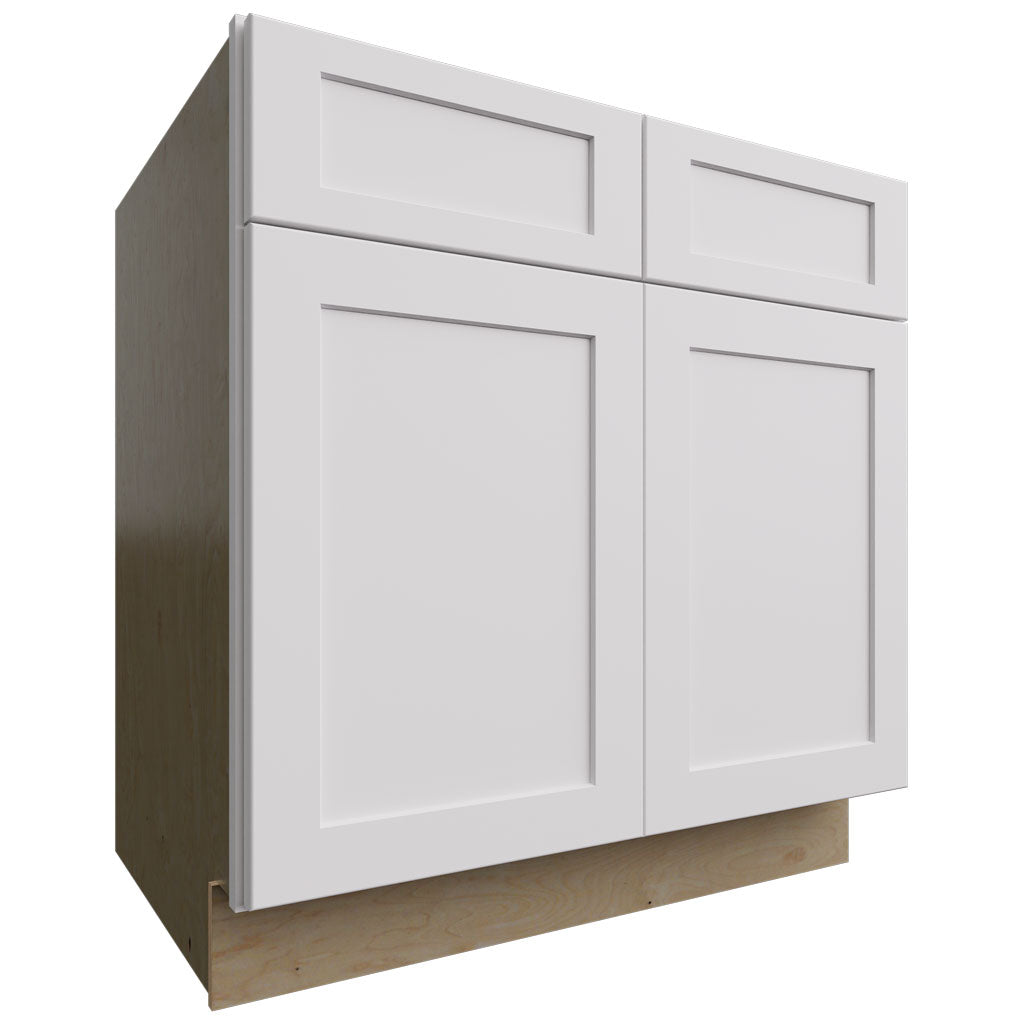 Fabuwood Allure Galaxy Frost 33" W X 34 1/2" H X 24" D Double Door Sink Base Cabinet