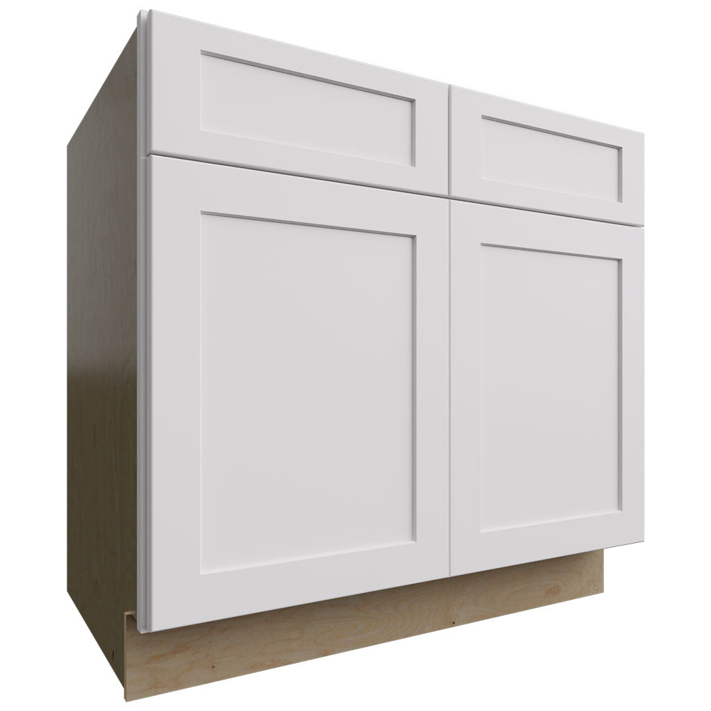 Fabuwood Allure Galaxy Frost 36" W X 34 1/2" H X 24" D Double Door Sink Base Cabinet