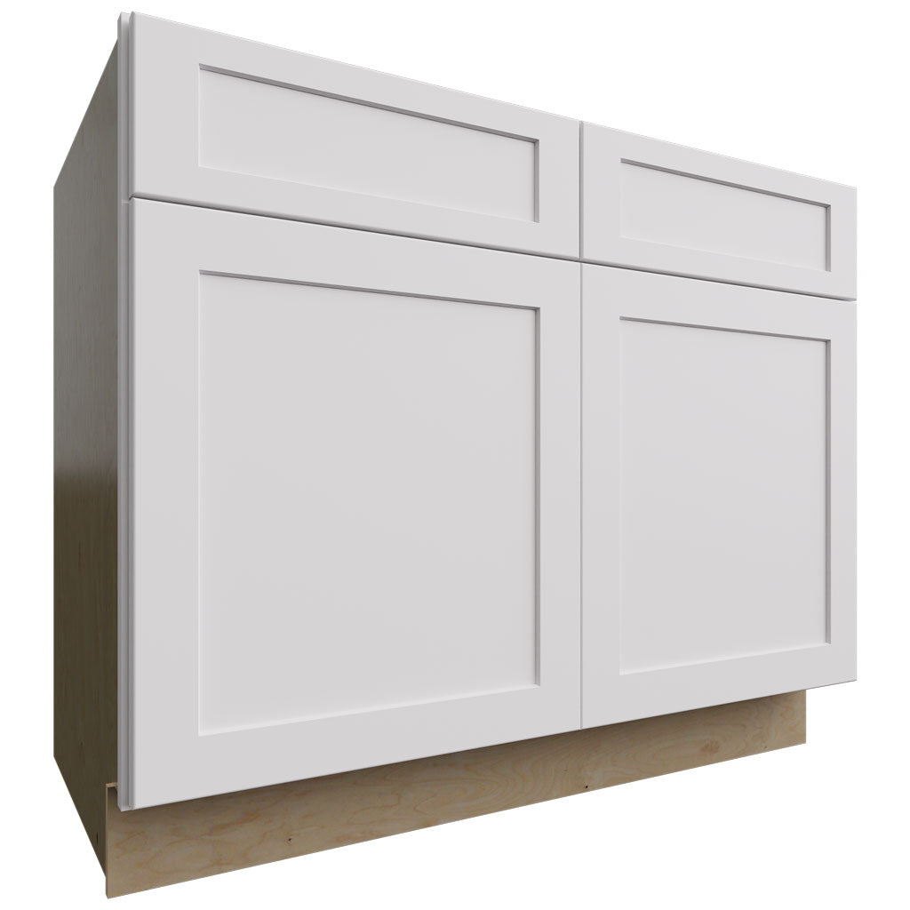 Fabuwood Allure Galaxy Frost 42" W X 34 1/2" H X 24" D Double Door Sink Base Cabinet