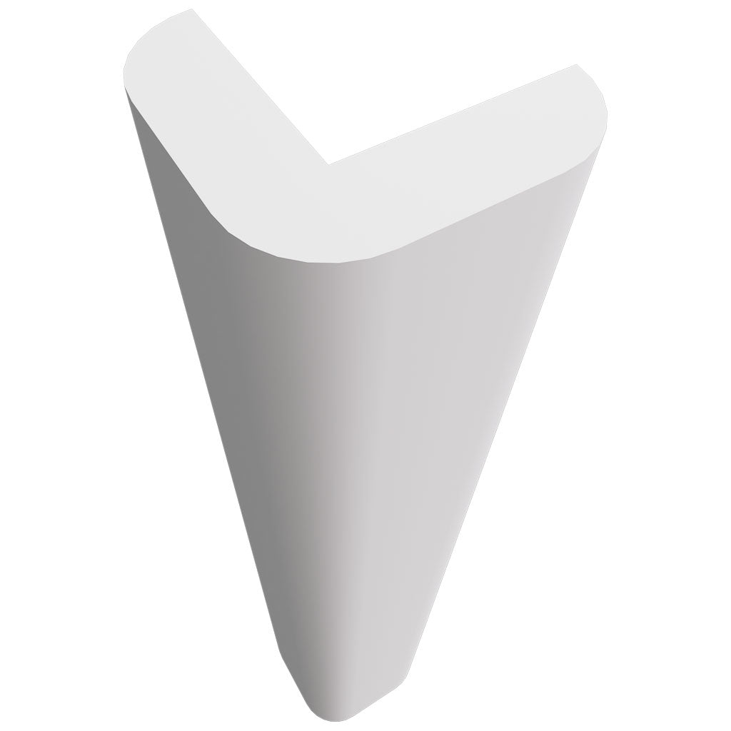 Fabuwood Allure Luxe Frost 5 /8" W X 5" H X 7/8" D Toe Kick Cap