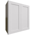 Fabuwood Allure Galaxy Frost 27" W X 30" H X 12" D Double Door Wall Cabinet