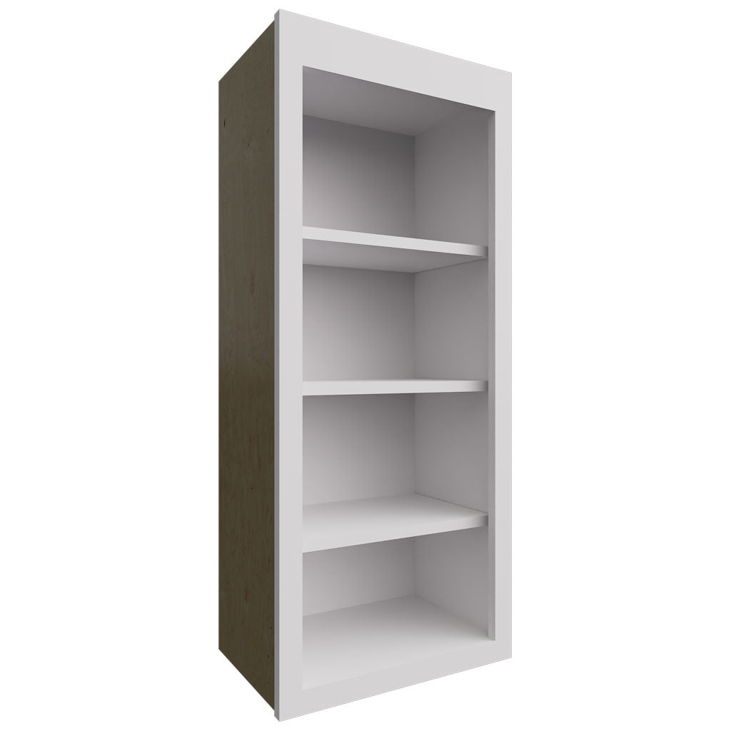 Fabuwood Allure Galaxy Frost 18" W X 42" H X 12" D Wall Open Shelf Cabinet