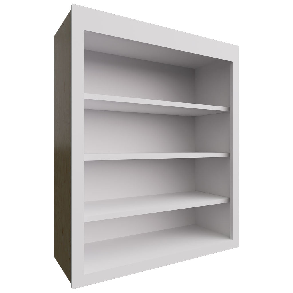 Fabuwood Allure Galaxy Frost 30" W X 36" H X 12" D Wall Open Shelf Cabinet