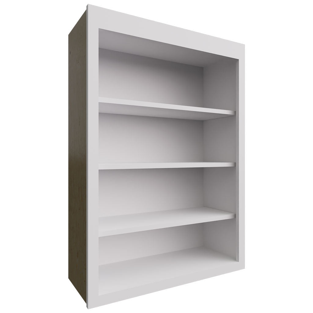 Fabuwood Allure Galaxy Frost 30" W X 42" H X 12" D Wall Open Shelf Cabinet
