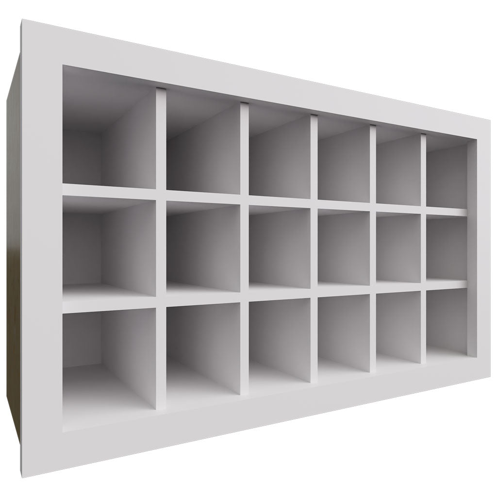 Fabuwood Allure Galaxy Frost 30" W X 18" H X 12" D Wall Wine Rack