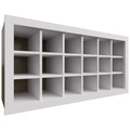 Fabuwood Allure Luxe Frost 36" W X 18" H X 12" D Wall Wine Rack