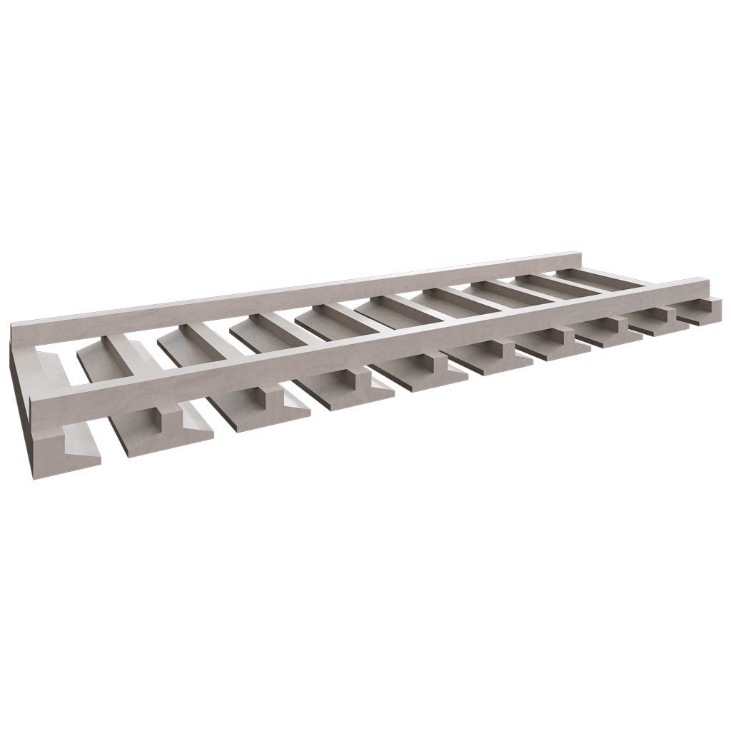 Fabuwood Allure Galaxy Horizon 36" W X 1 1/2" H X 11 1/4" D Stemware Rack