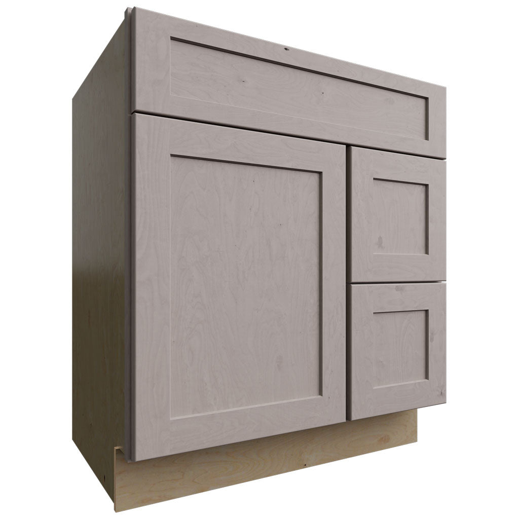 Fabuwood Allure Galaxy Horizon 30" W X 34 1/2" H X 21" D Vanity Combo Single Sink w/ 1 Door And 2 Drawers Right Cabinet