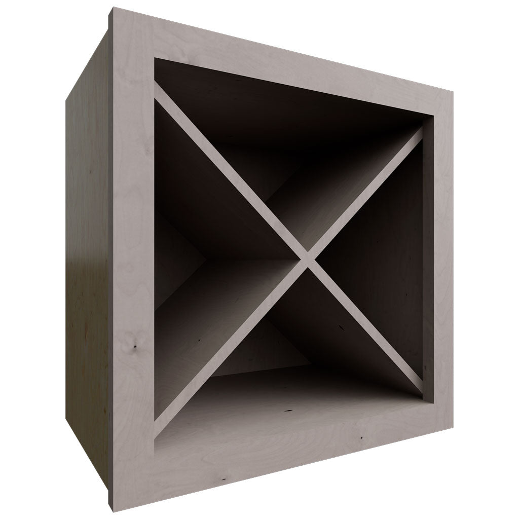 Fabuwood Allure Galaxy Horizon 18" W X 18" H X 12" D Wall Wine Rack