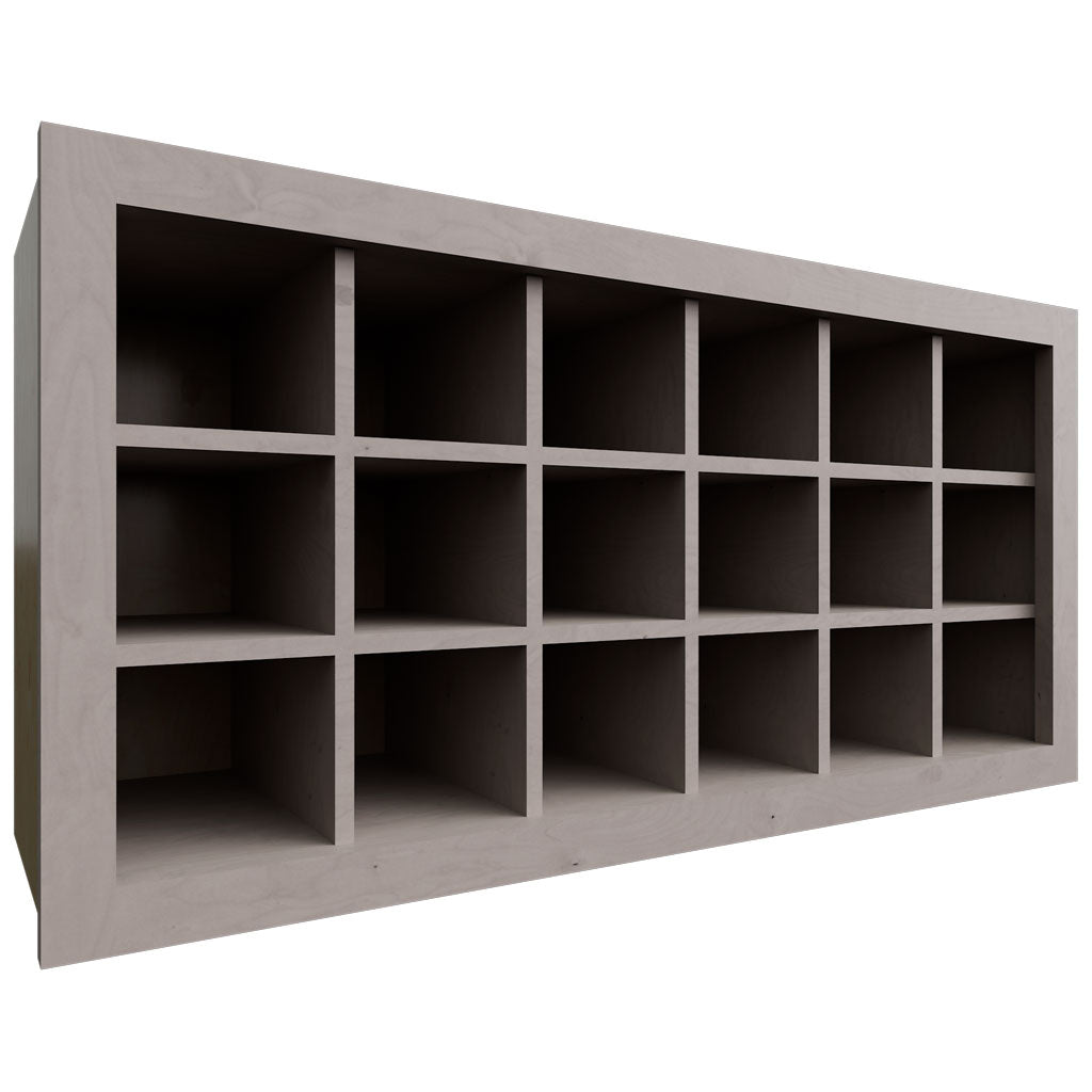 Fabuwood Allure Galaxy Horizon 36" W X 18" H X 12" D Wall Wine Rack
