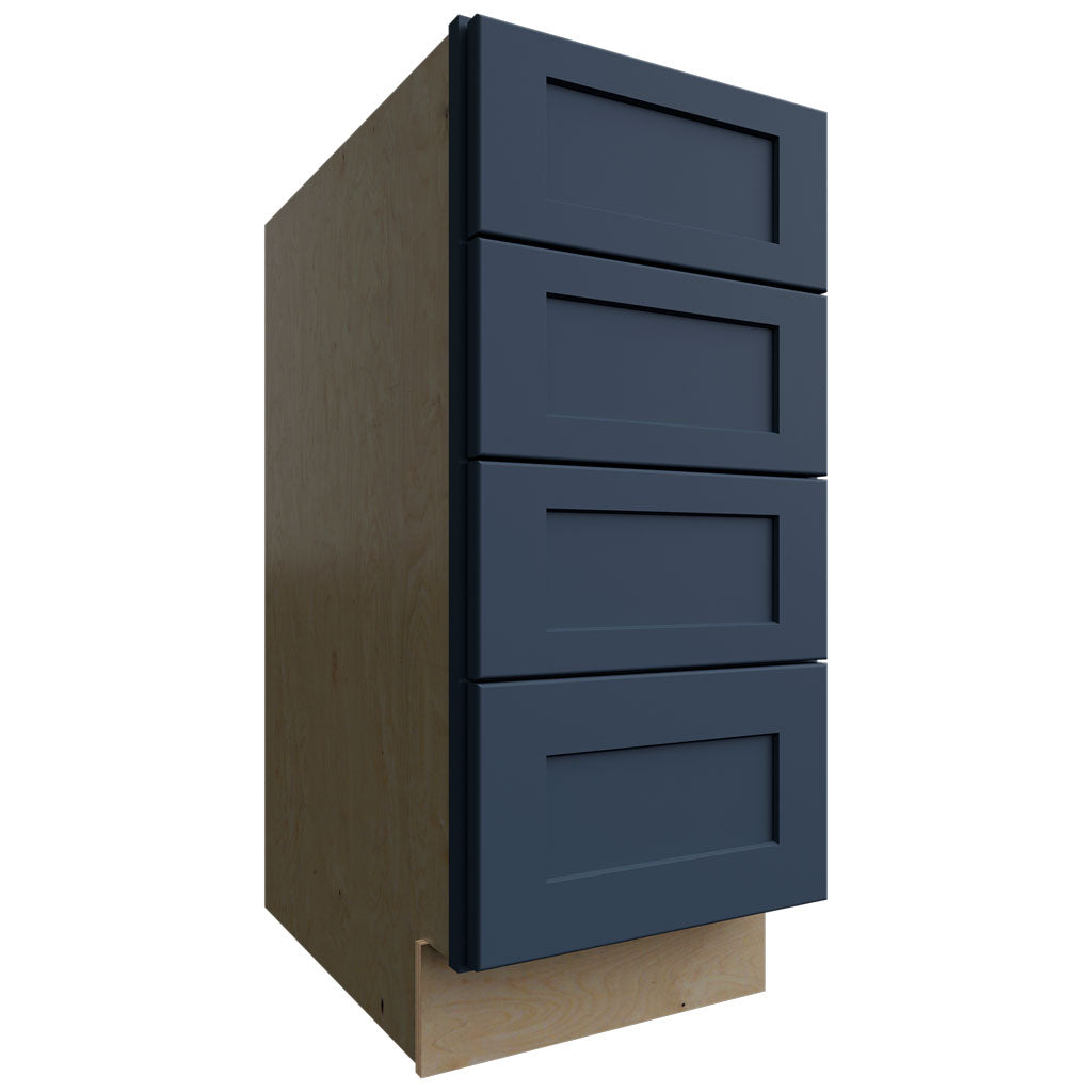 Fabuwood Allure Galaxy Indigo 15" W X 34 1/2" H X 24" D 4 Drawer Base Cabinet