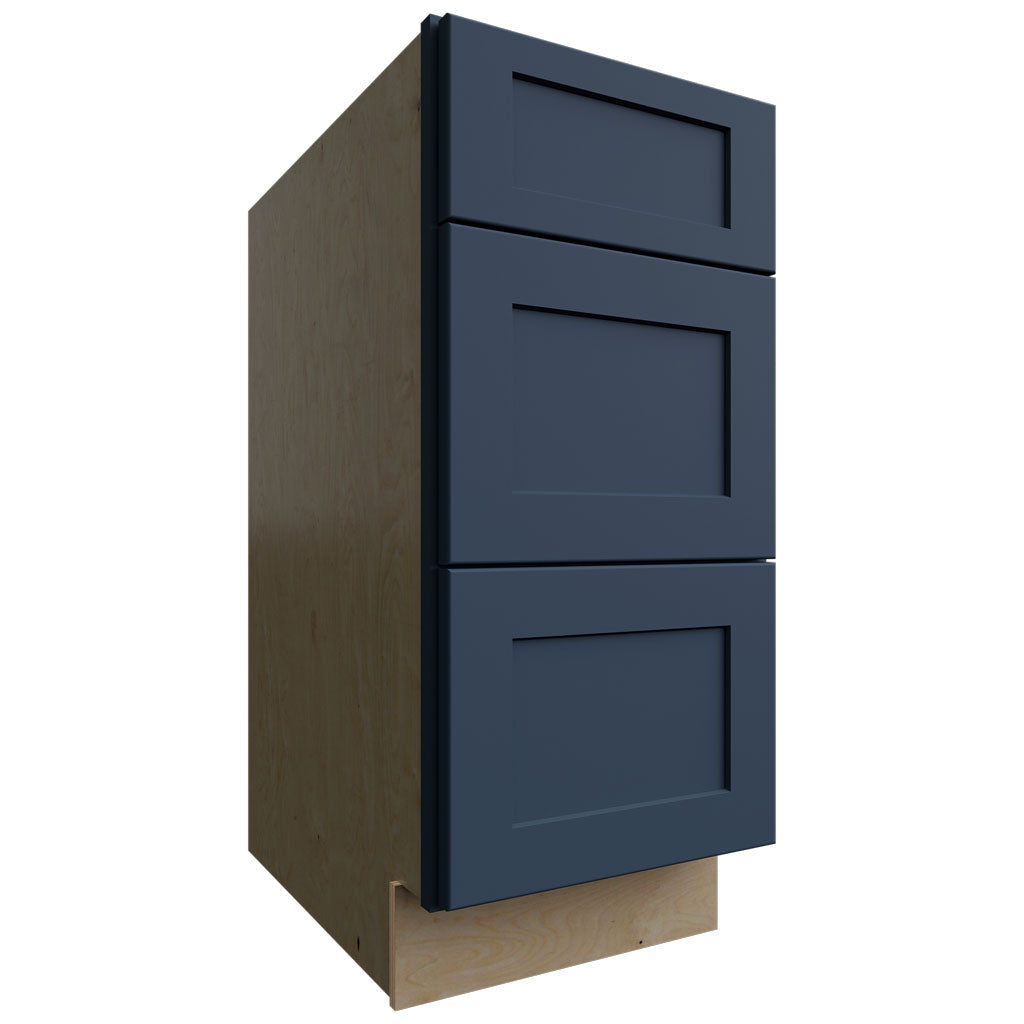 Fabuwood Allure Galaxy Indigo 15" W X 34 1/2" H X 24" D 3 Drawer Base Cabinet