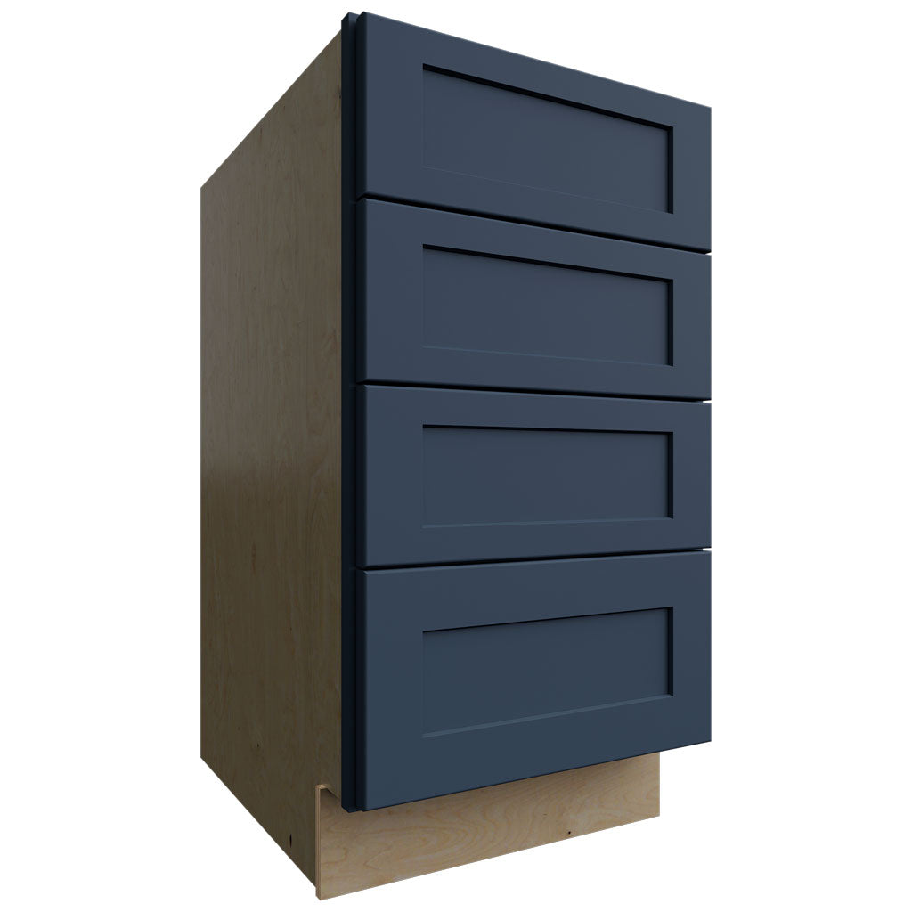 Fabuwood Allure Galaxy Indigo 18" W X 34 1/2" H X 24" D 4 Drawer Base Cabinet