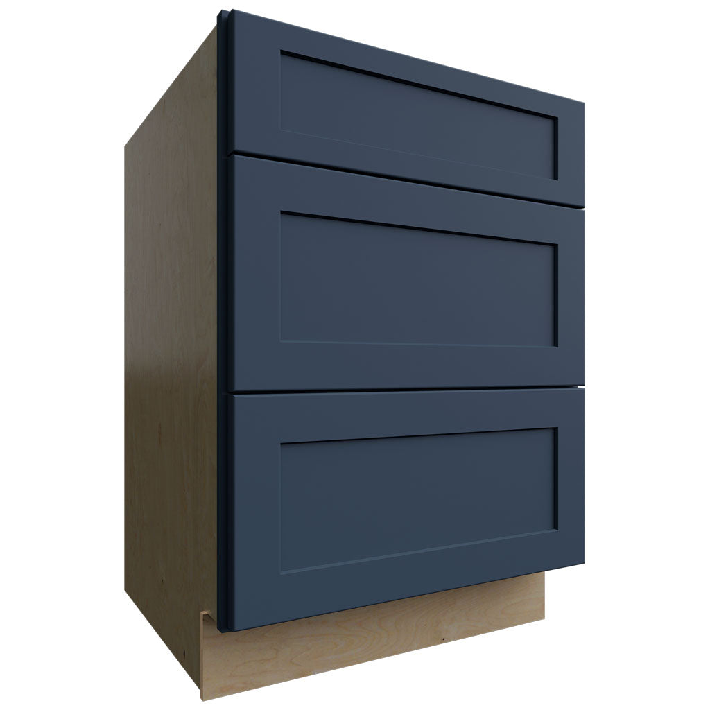 Fabuwood Allure Galaxy Indigo 24" W X 34 1/2" H X 24" D 3 Drawer Base Cabinet