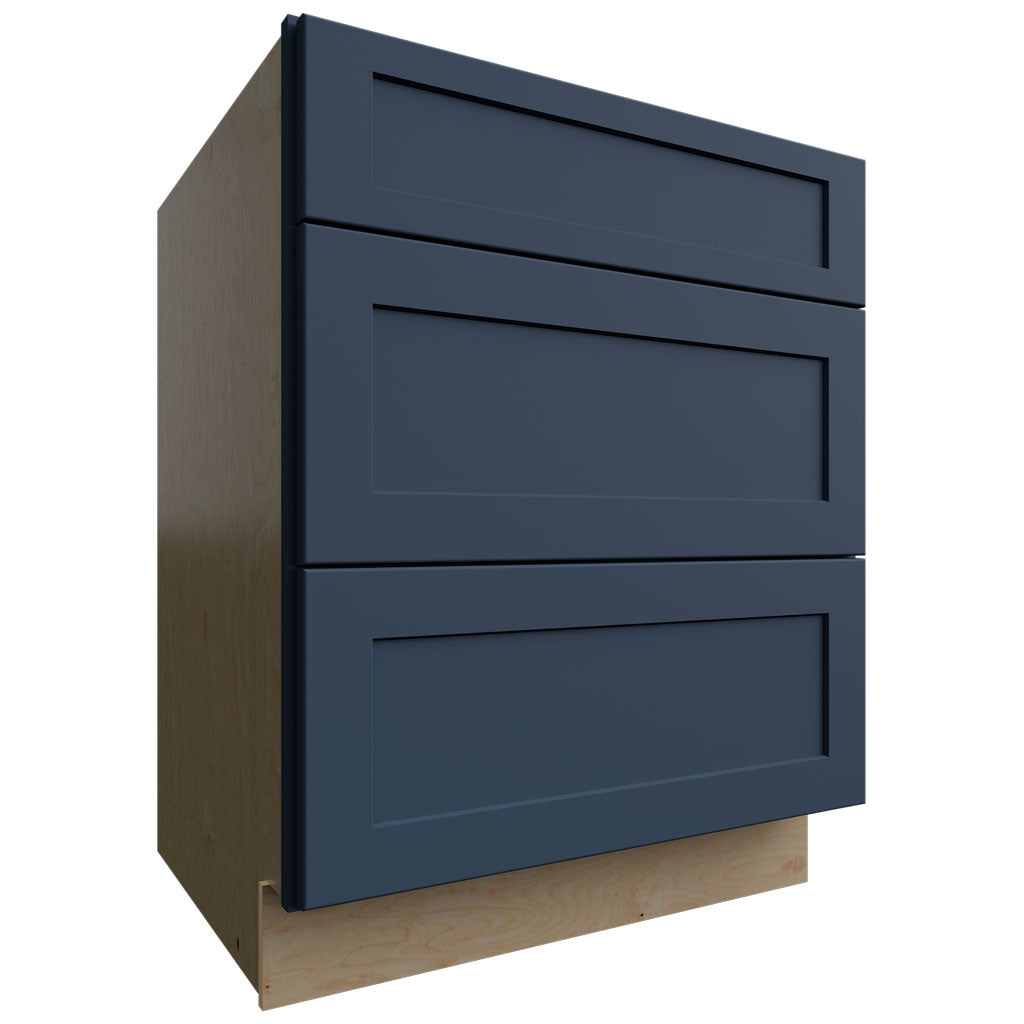 Fabuwood Allure Galaxy Indigo 27" W X 34 1/2" H X 24" D 3 Drawer Base Cabinet