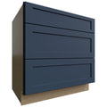 Fabuwood Allure Galaxy Indigo 33" W X 34 1/2" H X 24" D 3 Drawer Base Cabinet