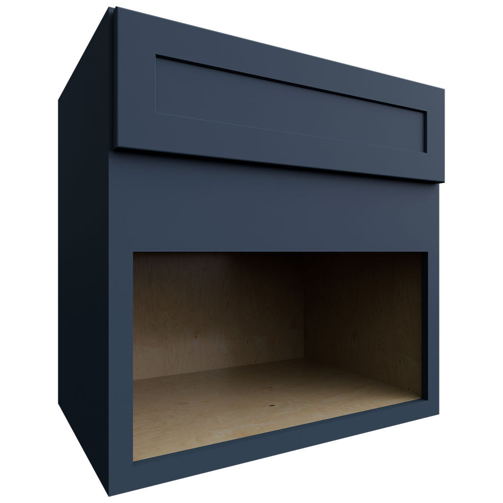 Fabuwood Allure Galaxy Indigo 30" W X 30" H X 21" D Wall Microwave Cabinet