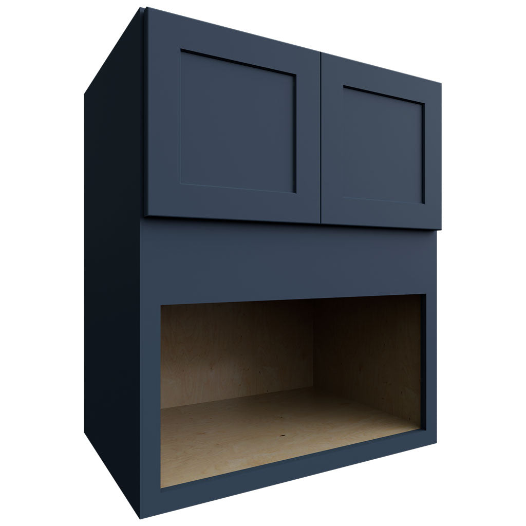 Fabuwood Allure Galaxy Indigo 30" W X 36" H X 21" D Microwave Cabinet