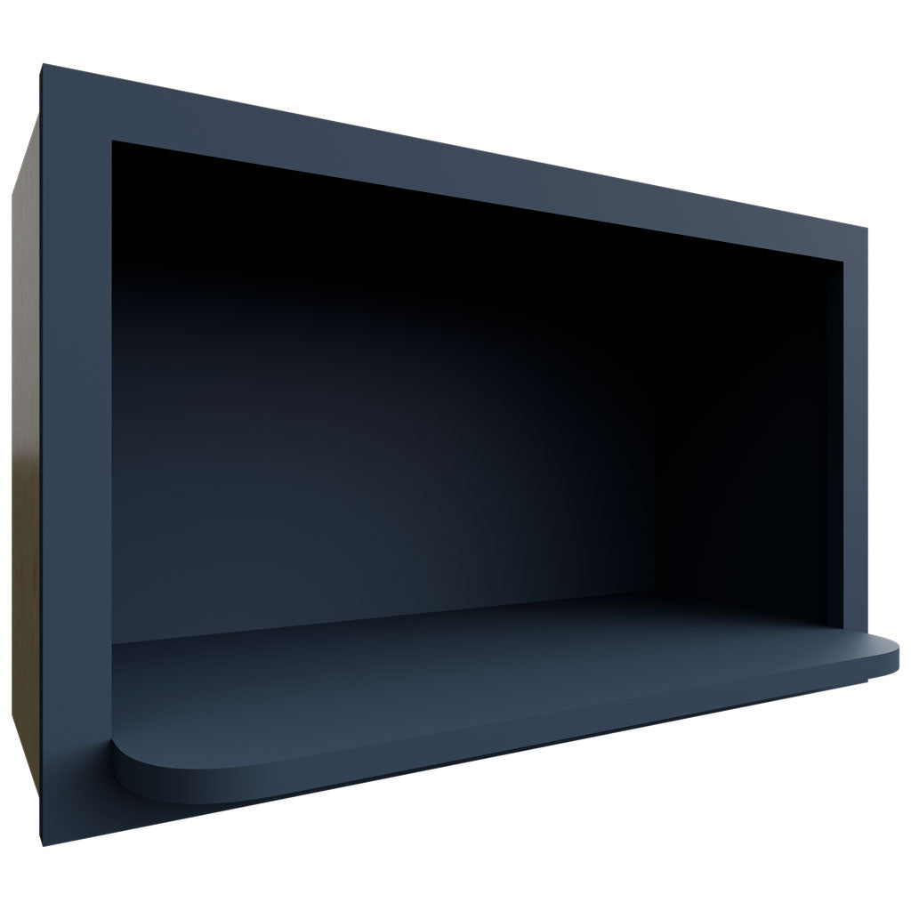 Fabuwood Allure Galaxy Indigo 30" W X 18" H X 12" D Microwave Cabinet